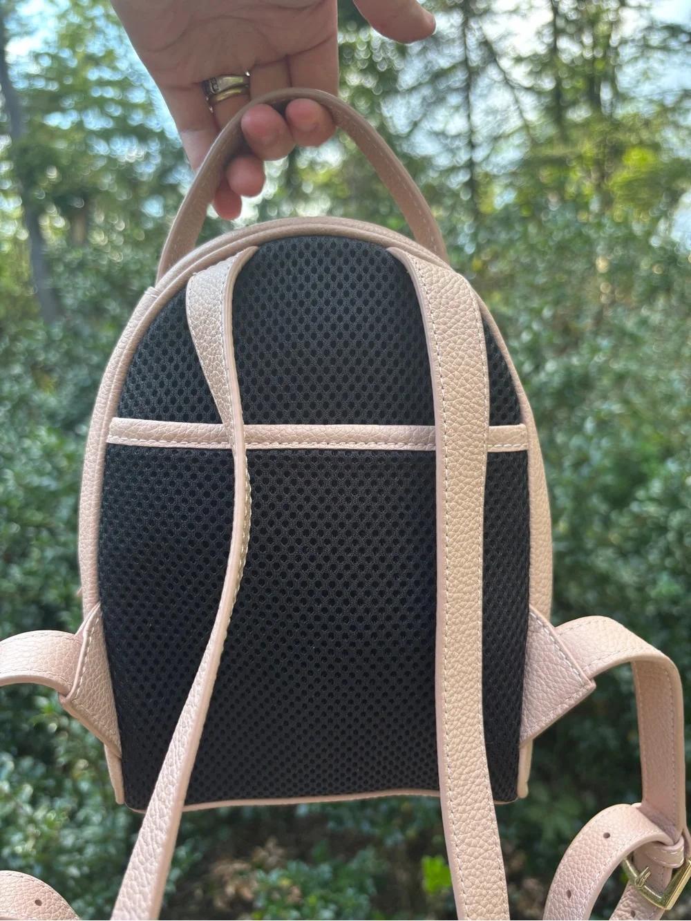 Furla Pebbled Leather Mini Backpack